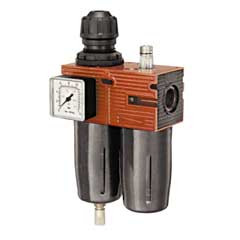 Wartungseinheit 12 Bar 1/2" IG Öler und Druckminderer,autom.Wasserabscheider