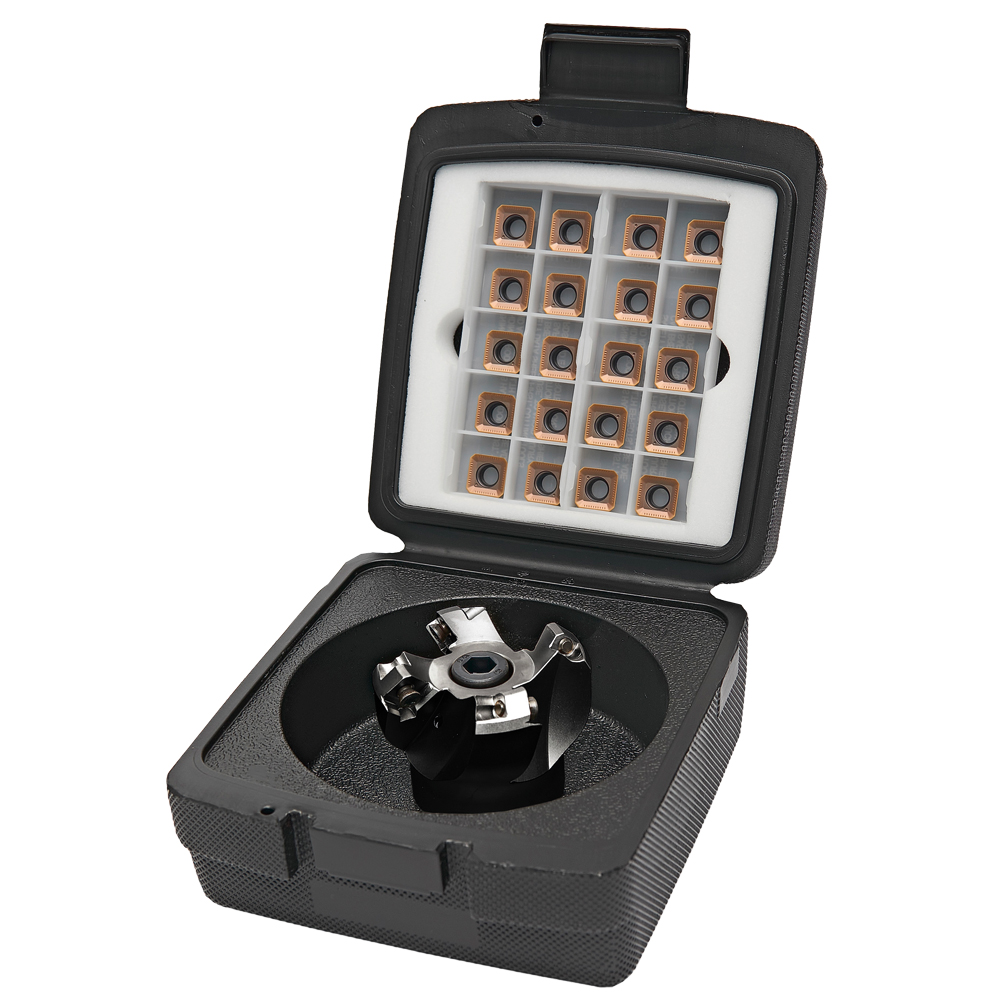 Fräserset PRO P414A 50x4 S12 D=50 Z4 inkl. 20 Stück SEKT1204AFTN MU1005