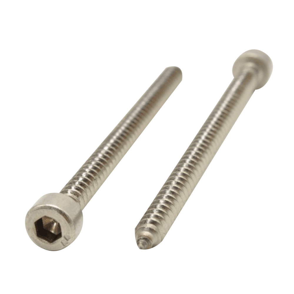 Zylinderblechschraube A4 6,3 x 60 MIT SPITZE KOPF DIN 912 ROSTFREI VP=200