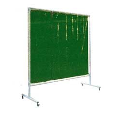 Einzelschweißwand 2000x1900mm,mattgrün