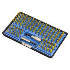 Grip Bit TIN Master Box 102-teilig alle Bitsarten+2 Magnet-Schnellwechselhalter