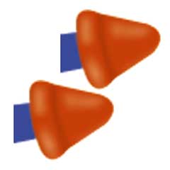 Ersatzstöpsel 50 Paar, SNR 24dB zu Bügelgehörschutz Art.Nr. 3046290