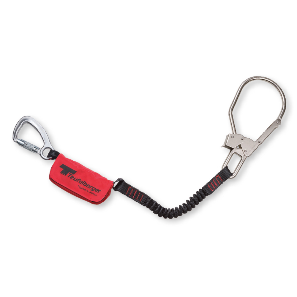 Bandfalldämpfer 1,9m BUNGY EN 355, inklusive Karabiner