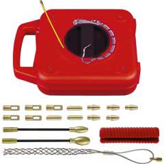 Glasfaser-Einziehsonden-Set 3/30mm/m 20-teilig,in Box