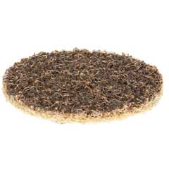 Schleifvlies HD,Ø76mm grob,braun mit ROLOC Schnellverschluss