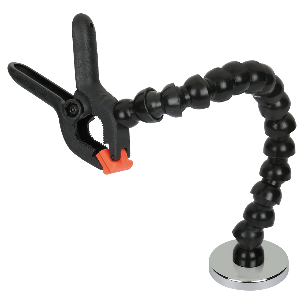 Cobra-Haltehilfe mit Gelenkschlauch Klammer und Magnetfuß