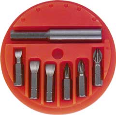 Bits-Box Magnethalter + 6 Bits Chrom-Molybdän