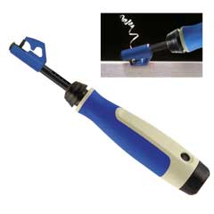 GRATNIX Teleskop-Anfaser komplett mit T-Stange und Softgriff