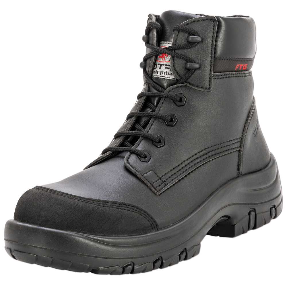 Sicherheitsstiefel TOUR Gr.43 EN20345 S3 SRC, schwarz mit Überkappe