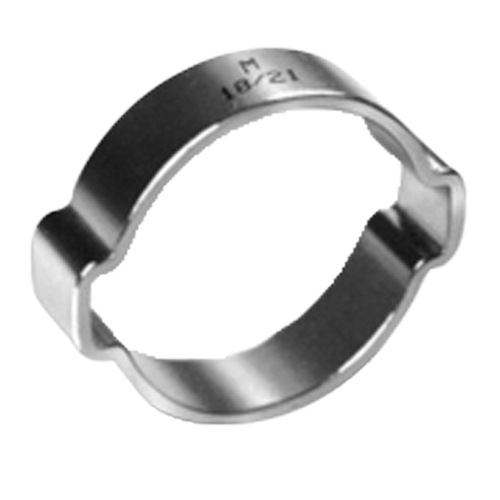 2-Ohr-Klemmen  9 - 11mm Breite 6,5mm W1 verzinkt VPE=100