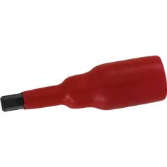 6-kant-Stecknuss 3/8" 4x95 mm 1000V CV-Stahl,2-Schicht-isoliert,Stückgeprüft