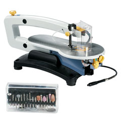 Dekoupier-Säge 460mm Ausladung,230V 120W 550-1650 Hübe/min.,stufenlos