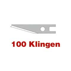 100 Stück Spezialklingen F1 aufschraubbar zu Art.5020-077