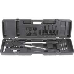 Kraft-Nietzange TRIO,mit Schwenkkopf setzt Nieten,Gewindemuttern und Bolzen