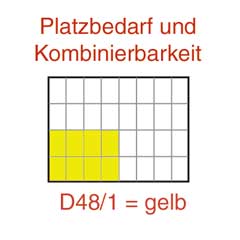 Kästchen D48/1 - 167x117x48mm für Koffer Typ 77/1