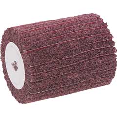 Vlieswalze 120x100 sehr fein K240,zum Satinieren,rot