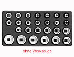 Mulde leer für 1/2" Nüsse 157x310mm Kunststoff
