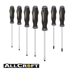 Schraubenzieher-Satz 7-teilig Chrom-Molybdän-Vanadiumstahl,Schlitz+PH