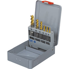 TiALN-3-Schneiden-Fräserkassette 4-12mm 6-teilig,in Stahlblechbox