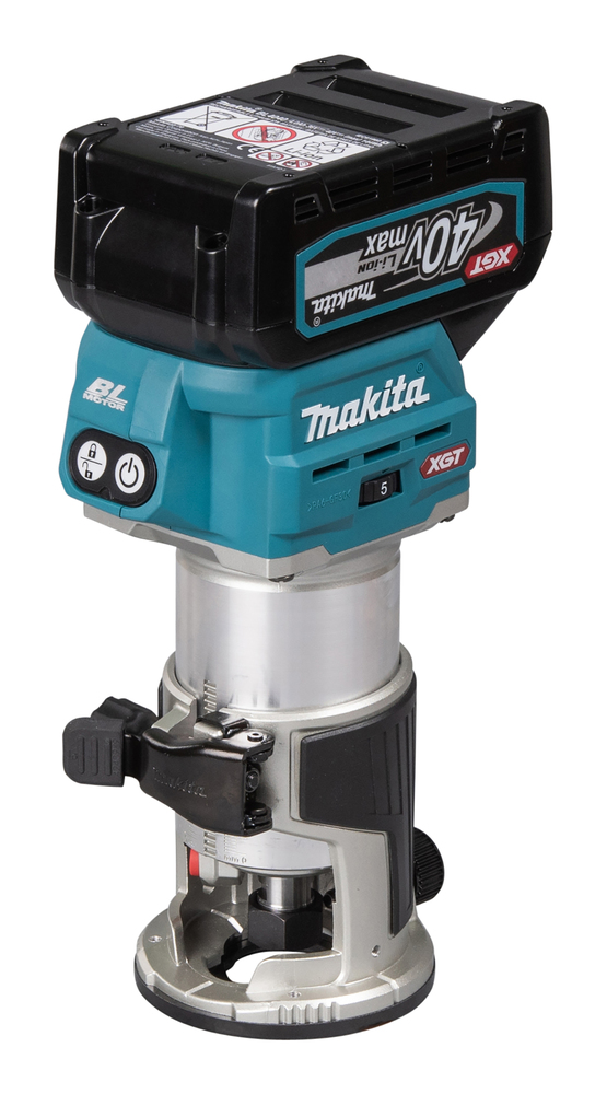 Akku-Einhandfräse MAKITA RT001GM206 40V 2x4Ah Akku,Ladegerät,Koffer