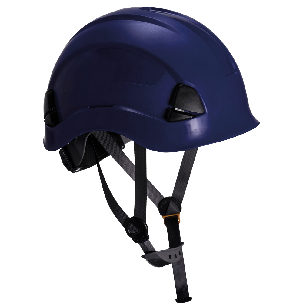 Maststeigerhelm PRO royalblau, Ratsche EN 397, EN 50365 Class 0
