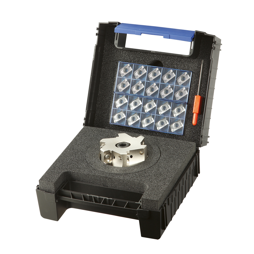 Fräserset TOP E126A 50x5 A16 D=50 Z5 inkl. 20 Stück APKT1604PDER- MP1003