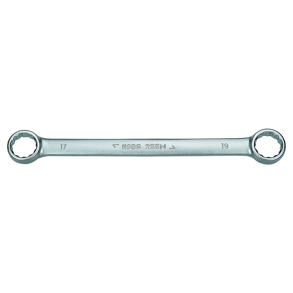 Doppel-Ringschlüssel-Satz 6x7-30x32mm 12-teil.,U255,gerade,Vanadium-USAG-Extra