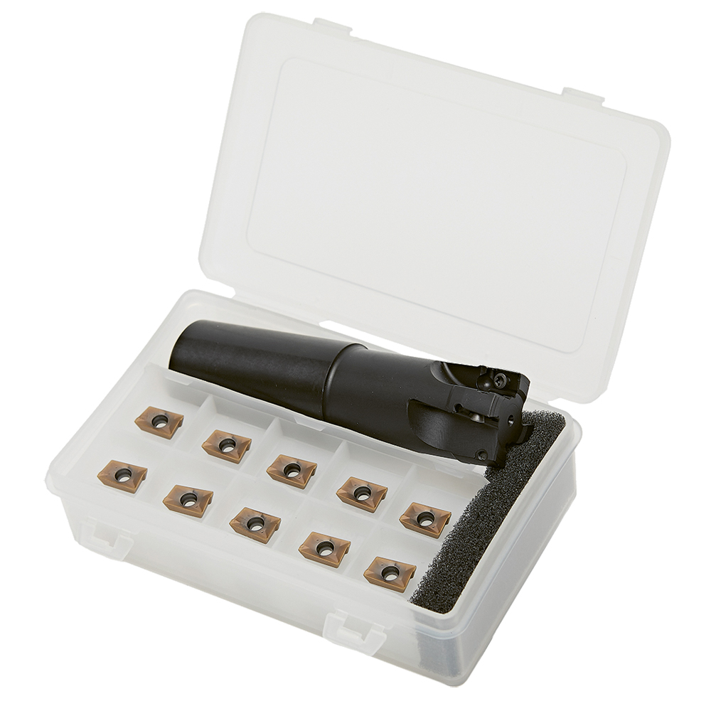 Fräserset PRO E113W 16x2 A10 D=16 Z2 inkl. 20 Stück APKT1003PDR- MU1005