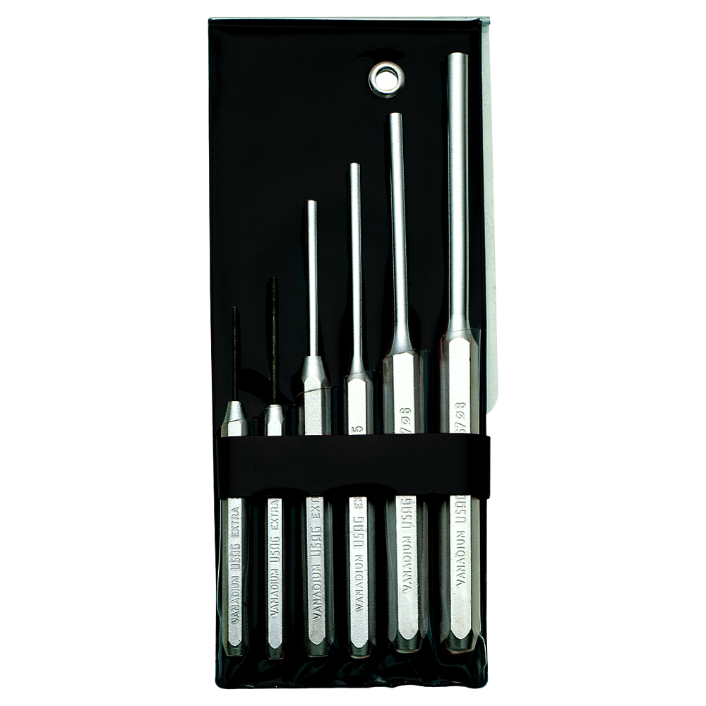 Splintentreiber-Satz U367/Se 6-teilig Vanadium-USAG.Extra,rostfrei