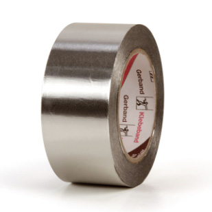 Gerband 715 50mm x 50m,hitzebeständig Aluminium-Klebeband,walzblank