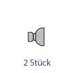 2 StückCobra-12mm Reduktion von 12 auf 6mm Nr.8450-20