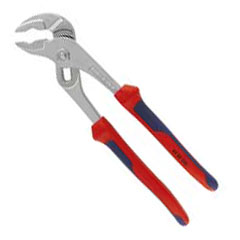 Wasserpumpenzange 250mm Rillengewerbe verchromt,Chrom-Vanadium,PVC-Hüllen