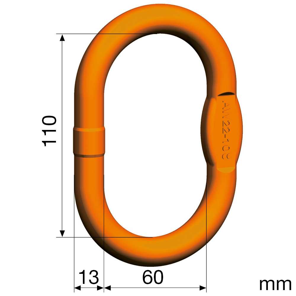 Aufhängeglied Nicralloy AW 13 GKL10 hochfest,nach EN 1677-4