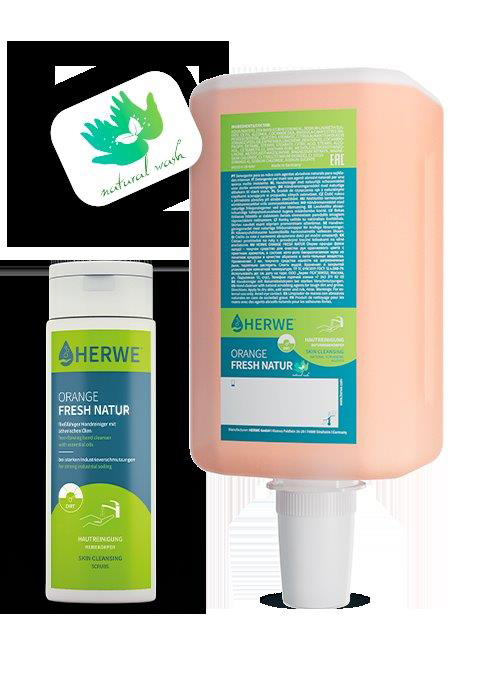 Hautreiniger ORANGE FRESH 2000ml VIVA System f. starke Verschmutzung,m. Reibem