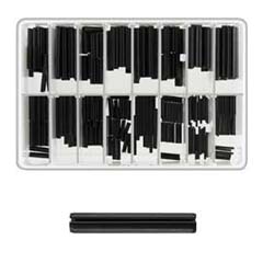 Spannhülsen-Satz 300-teilig,2-8mm sortiert,aus Stahl,brüniert,in Box