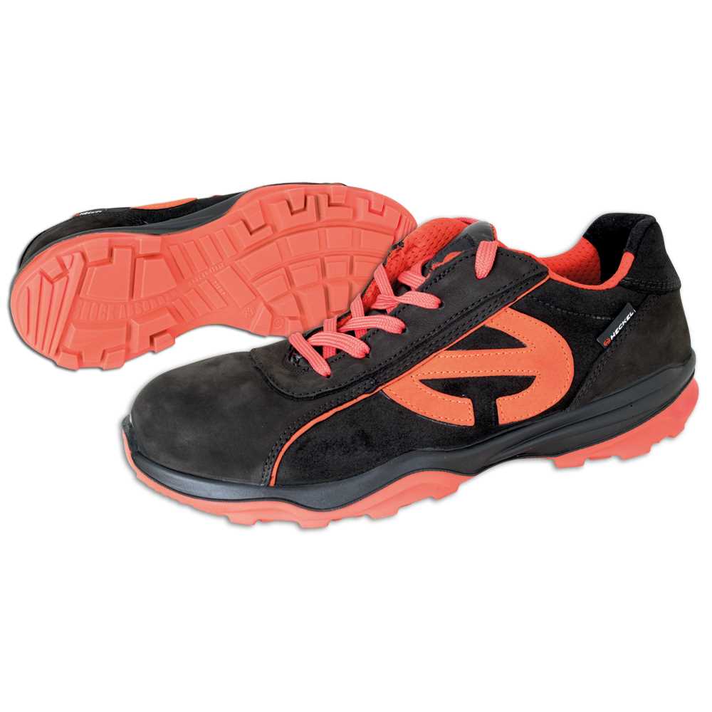 Halbschuh RUN 300 LOW S3 SRC Gr.40 metallfrei, EN20345 S3 SRC rot/schwarz