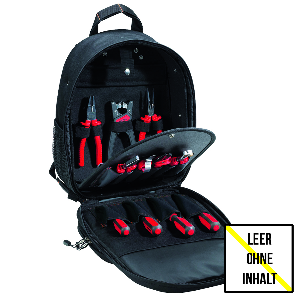 Werkzeug-Rucksack TOP 300x140x400mm 2,3kg,Robustgewebe,Tragegriff