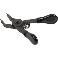 Seegerzange MINI J01 gebogen 2-10m Schenkel PVC-getaucht,innen