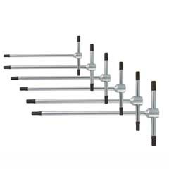 6-kant-T-Griff-Schlüssel-Satz 2-6mm 6-teilig,U280T/Se,Vanadium-USAG-Extra