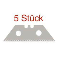 5 Stück Trapez-Klingen 0,6mm glatt mit Freischnittschneide