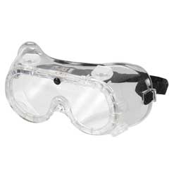 Schleifbrille farblos,Polycarbonat- Scheibe