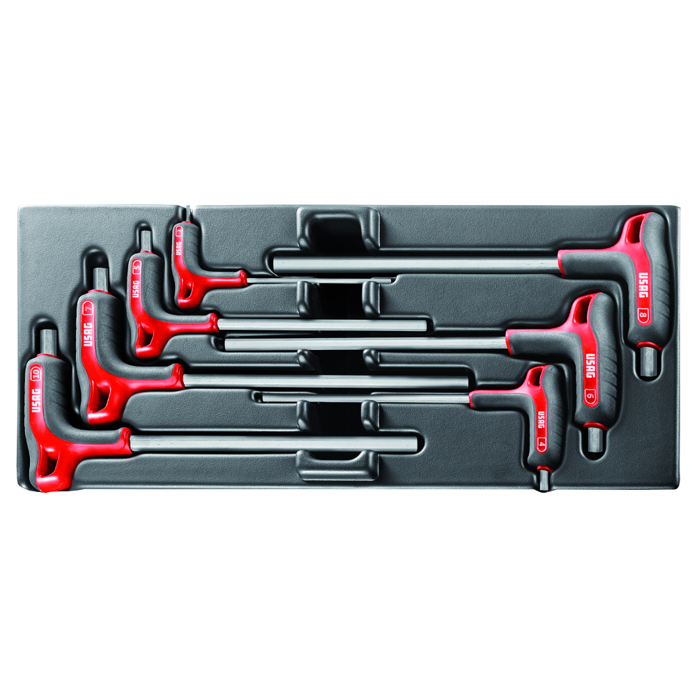 6-kantschlüssel Modul 519/280HG 7-teilig 415x188x45mm,SW 3-10mm,für Roll-Truck