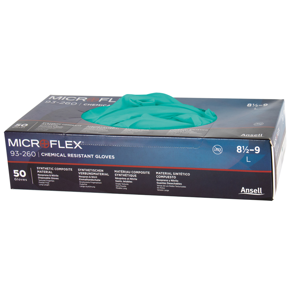 Einweghandschuh Microflex, Gr. 5,5-6 93-260, Nitril, EN388, EN374, 50Stk. Box