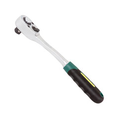 Knarre FIX gekröpft 1/2" li/re 36 Zähne Nussabzug-Sicherung,Chrom-Vanadium