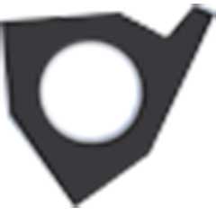 Unterlegplatte AE 16-0,zum Stechen mit Gewindestahlhalter SER 2020 K16