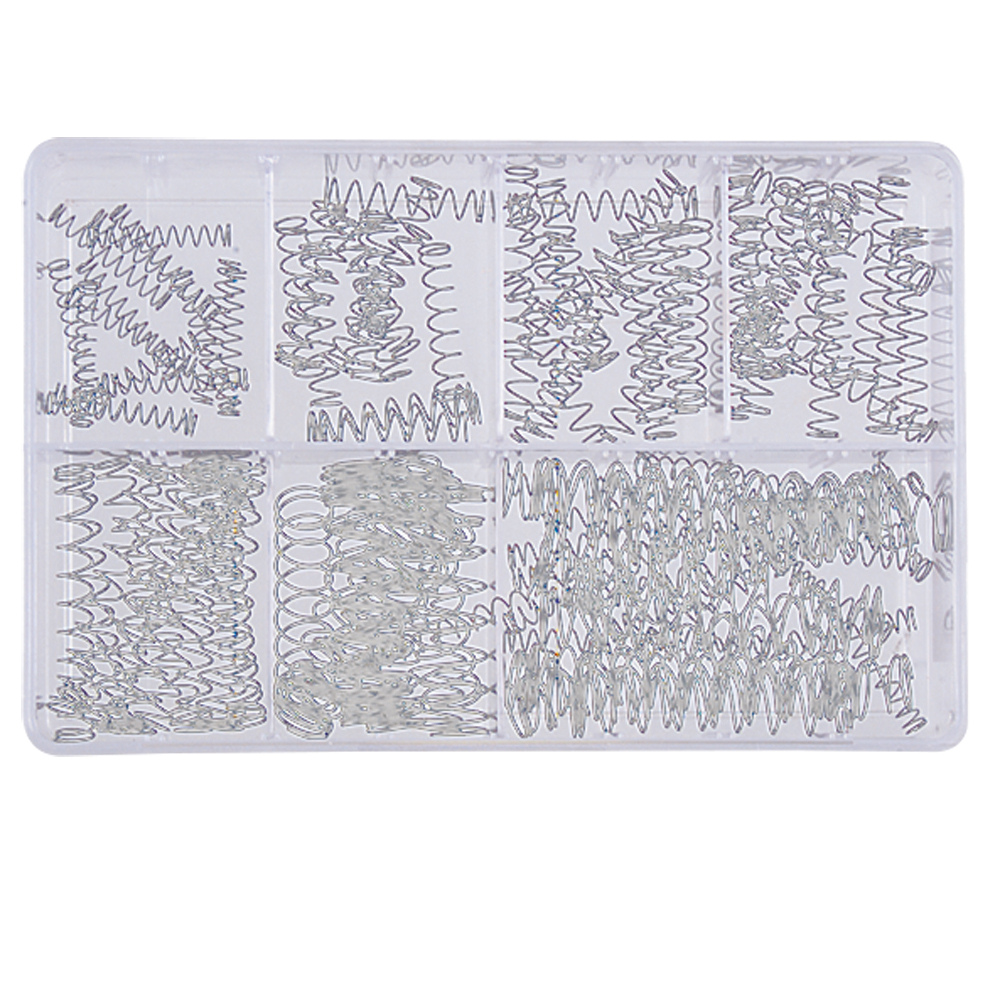 Druck-Federn-Satz 120-teilig Universal,verzinkt,in Box