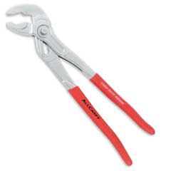 Wasserpumpenzange GRIP-FIX 180mm Schenkel PVC getaucht,1-Hand-Gleitgelenk