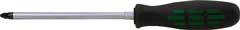 Drehkraft-Pozi-Schraubenzieher 1x75 Antirutsch-Heft,mattverchromt
