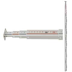 Alu-Telescopmeter 5m zum blitzschnellen Innenmessen