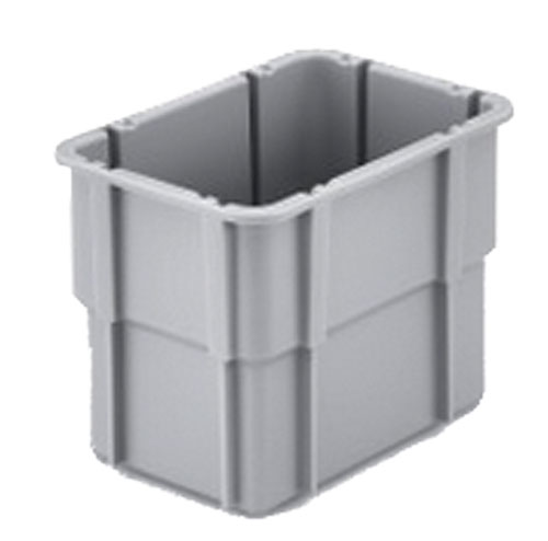 Stapelbehälter Einsatz klein grau 131x90x101mm